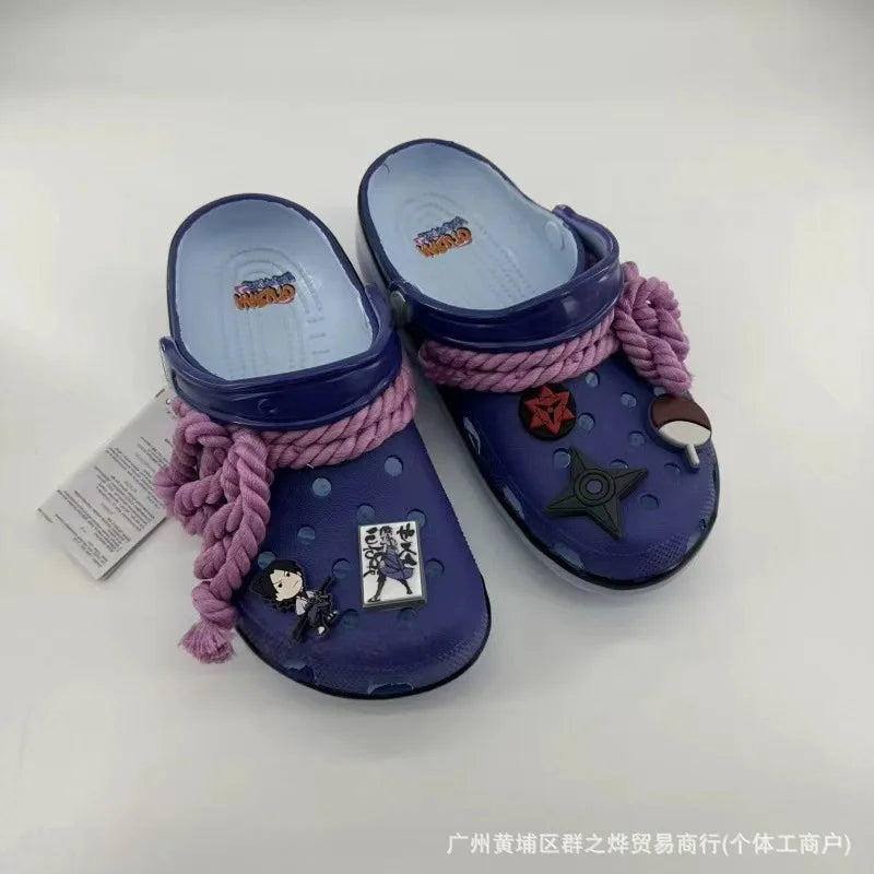 Anime Naruto Uzumaki Naruto Cartoon New Style Eva Waterproof Slippers Beach Shoes Sandals Casual Breathable Ankle Shoes