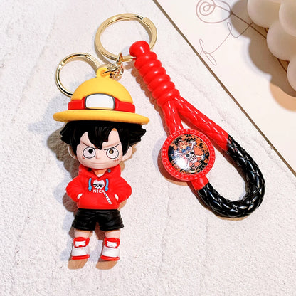 One Piece Luffy Silicone Keychain