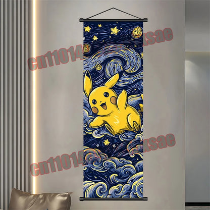 Pokemon Gengar Scroll Painting