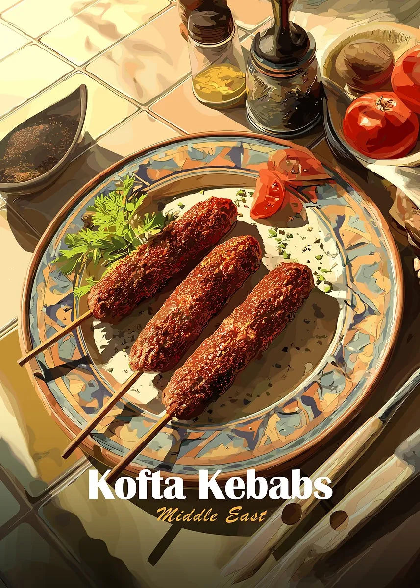Anime Food Art Poster