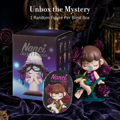 Rolife Nanci Secret Fantasy Blind Box Collectible Figure Dolls Dark Academia Desk Decor Surprise Box Gift for Kids Friends Adult