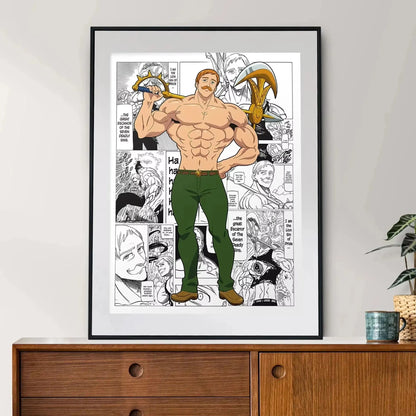 The Seven Deadly Sins Ban King Canvas Print