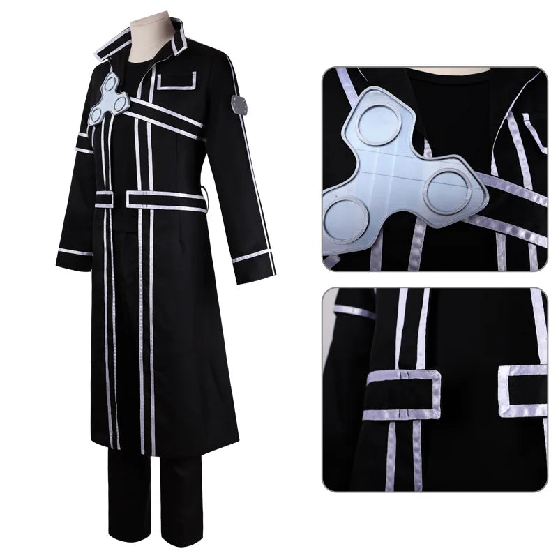 Sword Art Online Kirito Cosplay Suit