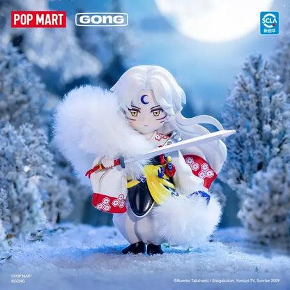 POP MART GONG Inuyasha Warring States Journey Series Mystery Box Genuine Blind Box Guess Toys Bag Ornament Figurines Home Decor