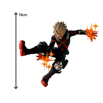 18cm/7.09in Hot Anime My Hero Academia Hero Figures deku Bakugou Katsuki Action Figural PVC Toys Desktop Statue Collection Gifts