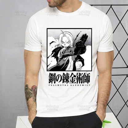 Fullmetal Alchemist Alphonse Elric T-Shirt – Harajuku Short Sleeve