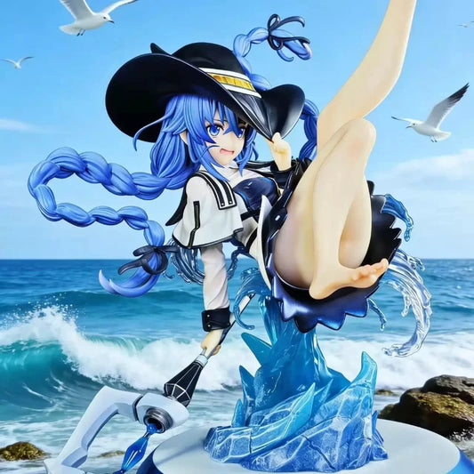 New 19cm Anime Figure Roxy Migurdia Mushoku Tensei Jobless Reincarnation Mage Pvc Model Desktop Decoration For Anime Collectors