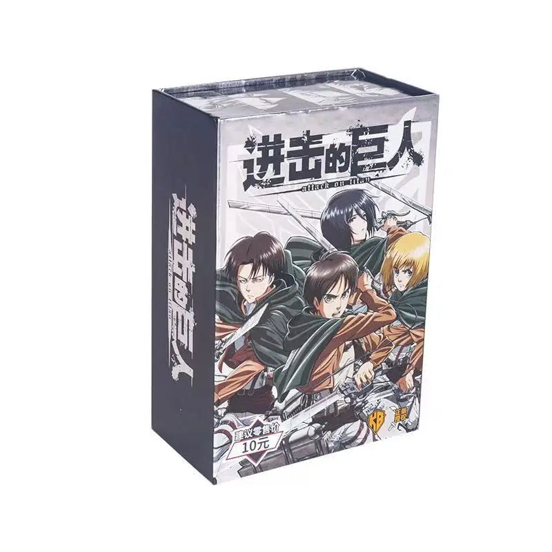 Official Genuine Attack On Titan Final Battle Series Card Eren Jaeger Mikasa Ackerman Anime Collection Toy Gift Original Box