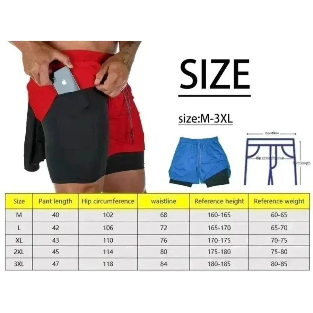 2025 New One Piece Anime Luffy and Zoro Themed Printed Double-layered Shorts, Summer American Men's Sport Loose Pants