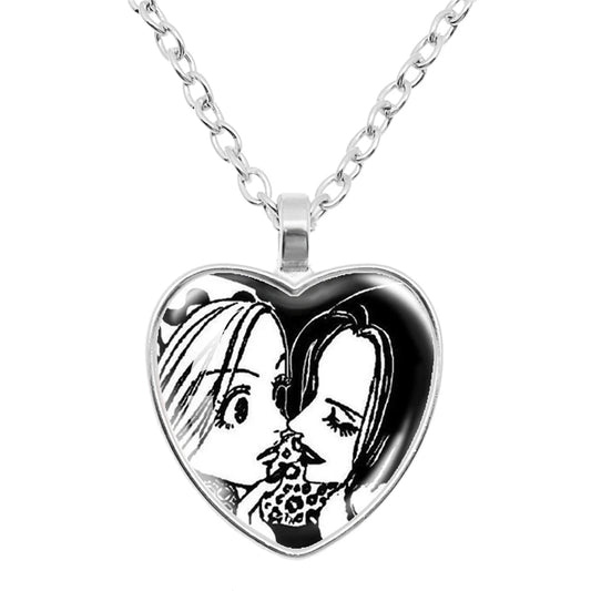 Japanese Anime Fashion NANA Manga Osaki Glass Heart Necklace Figure
