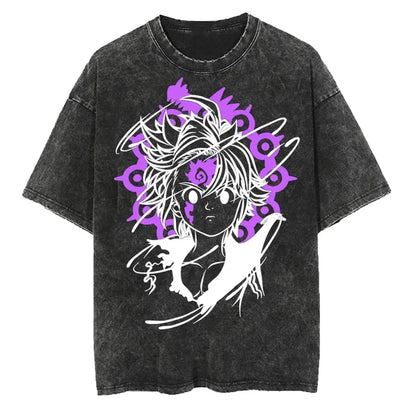 The Seven Deadly Sins Escanor Vintage Washed T-Shirt