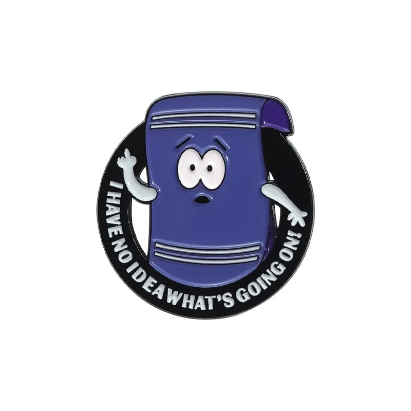 Funny Comedy Anime Enamel Pin