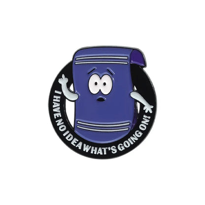 Funny Comedy Anime Enamel Pin