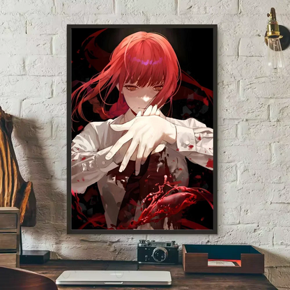 Chainsaw Man Poster Canvas Art