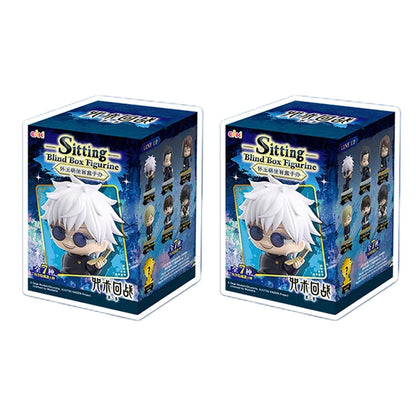 Genuine EAKI Jujutsu Kaisen Figurine Blind Box PVC Anime Action Figure Gojo Satoru Geto Suguru Fushiguro Toji Toy Gift