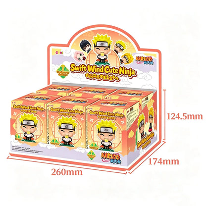 Eaki Naruto Shippuden Itachi Uchiha Sitting Chibi Figure Blind Box Magnetic Mask Collectible Anime Figurine Desk Decoration Gift