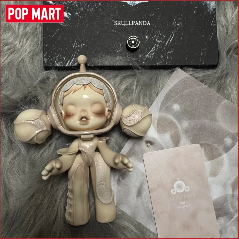 Pop Mart Skullpanda Bjd Nana Figures Baby Series Flower Blooming Figure Pink Green SP Art Toy Limited Dolls Surprise Toy Gift