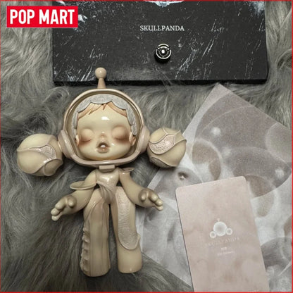 Pop Mart Skullpanda Bjd Nana Figures Baby Series Flower Blooming Figure Pink Green SP Art Toy Limited Dolls Surprise Toy Gift