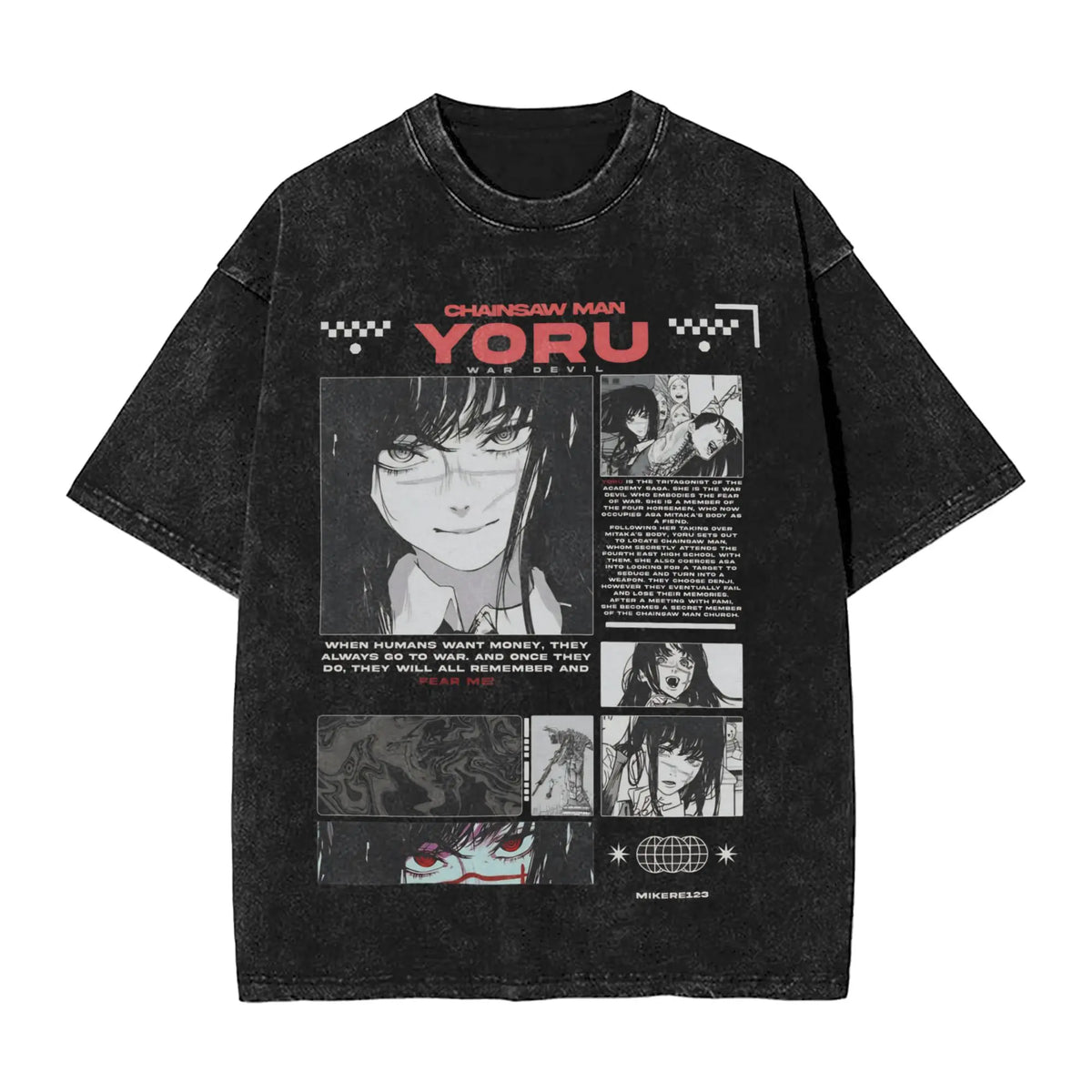 Chainsaw Man Yoru Oversized Tee