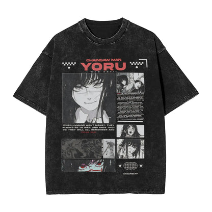 Chainsaw Man Yoru Oversized Tee