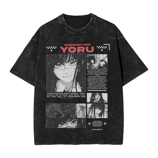 Chainsaw Man Yoru Oversized Tee