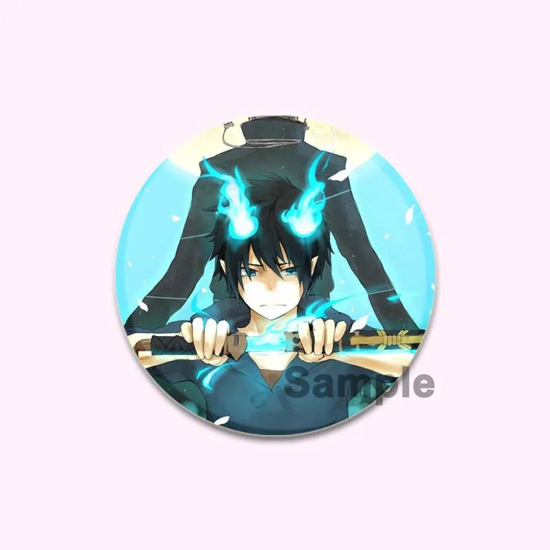 Blue Exorcist Okumura Rin Brooch Pins
