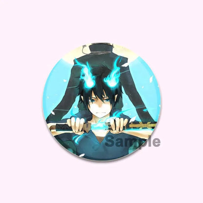 Blue Exorcist Okumura Rin Brooch Pins