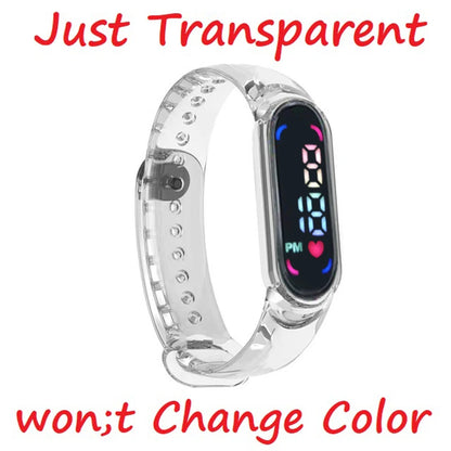 Bandai Dragon Ball Z 2 Fashion Cartoon Action Printing Anime LED Type Watches Kids Watch Birthday Gifts Toys