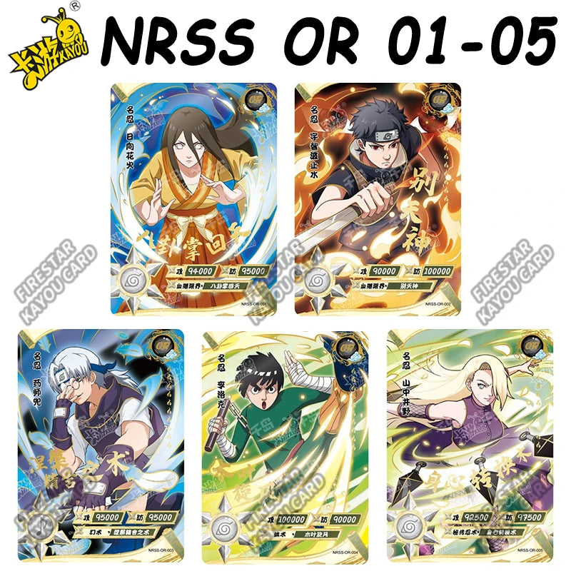 Naruto KAYOU Card Full Set Rare BP NR SE GP CP SP CR MR PR SV SLR OR AR NR UR ZR TR Cards Uzumaki Naruto Anime Collectible Card