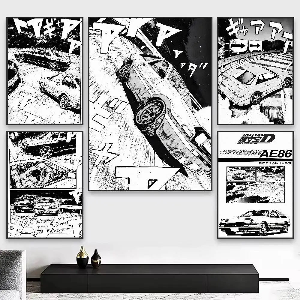 Initial D Poster Sticker