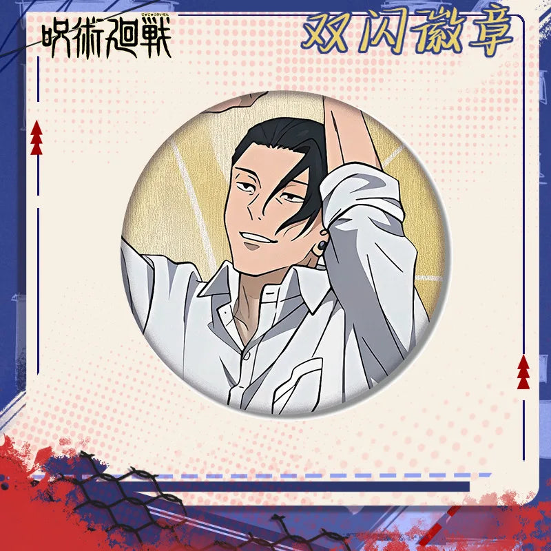 Jujutsu Kaisen Gojo Geto Badge