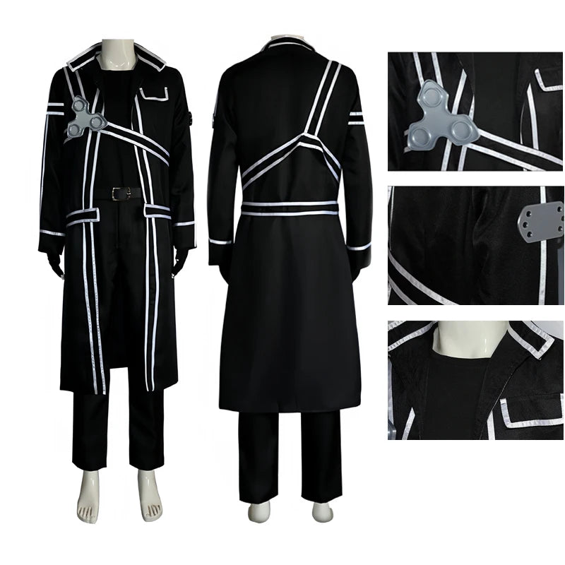 Sword Art Online Kirito Cosplay Costume