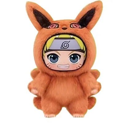 In Stock TOP TOY Naruto EAKI Cute Beast Party Sasuke Vinyl Cute Plush Blind Box Figure Pendant Gift