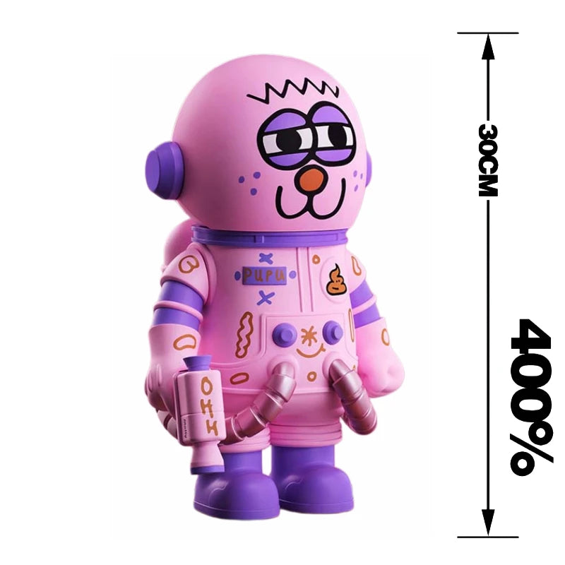 POP MART Giant Space Molly 400% Series Limited Edition Anime Action Figure Decorative Ornament Collectible Christma Gift