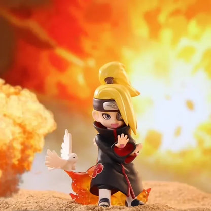 POP MART GONG Naruto Shippuden Akatsuki Arc Series Blind Box Guess Bag Original Toys Doll Cute gift Anime Figure Ornaments Gift