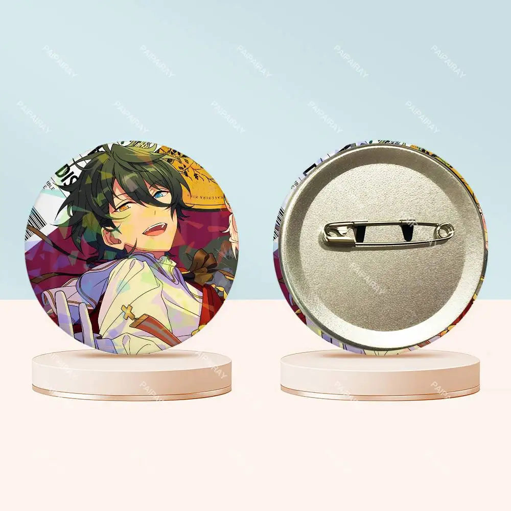 Valkyrie Shu Itsuki Mika Kagehira EnsembleStars Round Badge