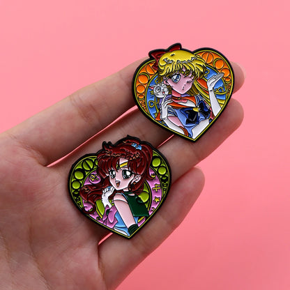 Manga Anime Character Enamel Pin