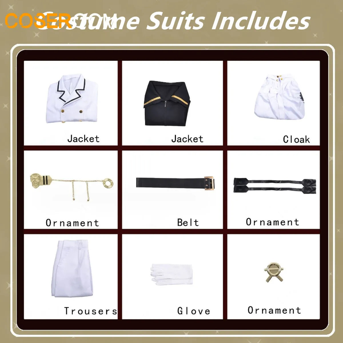 Seraph Of The End Hyakuya Mikaela Cosplay Costume