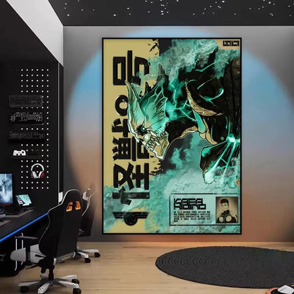 Kaiju No. 8 Kafka Canvas Poster