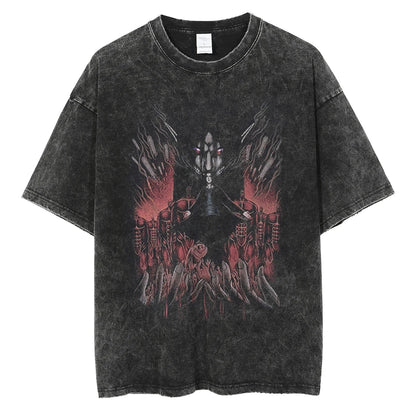 Harajuku Anime Attack on Titan Levi Ackerman Print Tee
