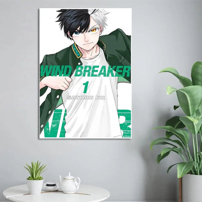 Wind Breaker Poster Wall Sticker