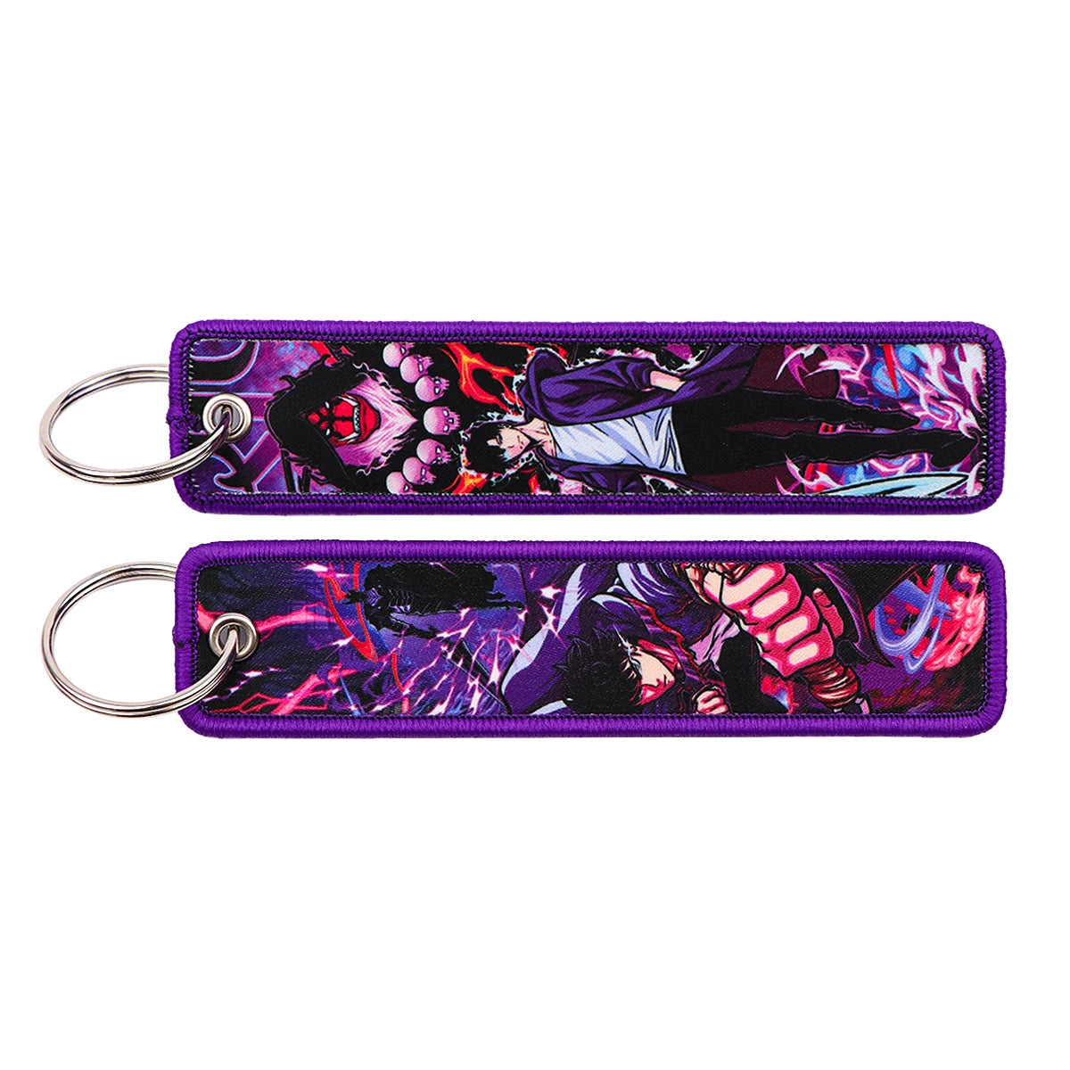 Anime Character Embroidery Keychain