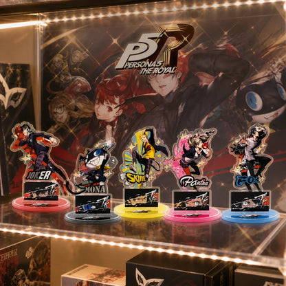 Anime Persona 5 Royal Acrylic Stand Joker Skull （P5R） Keychain Desktop Ornament Collectible Cute Gift