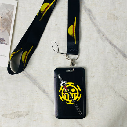 Anime Cartoon Credential Holder Lanyard