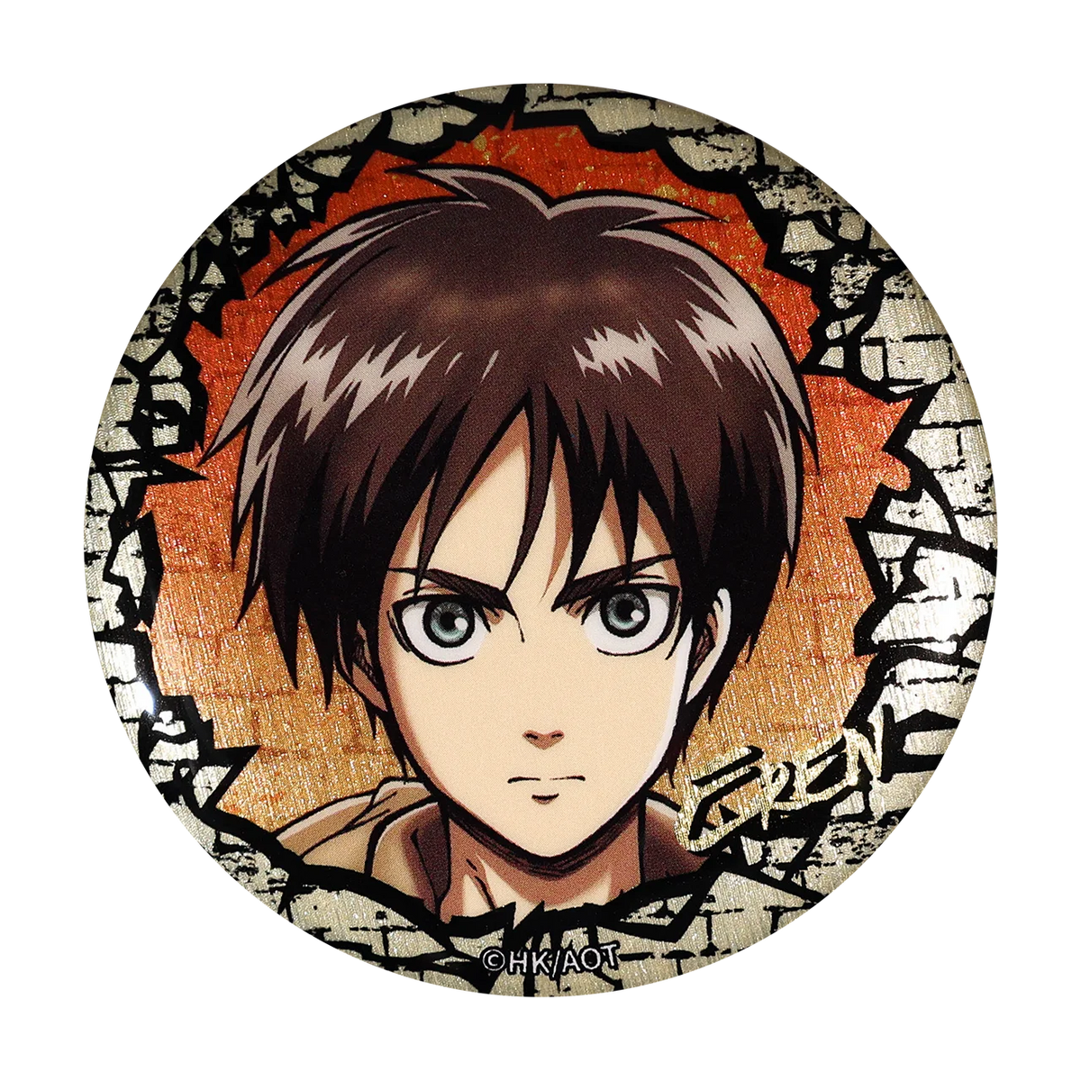 58mm Anime Attack on Titan Eren Jaeger Nanaba Hange Zoe Annie Leonhart Cosplay COSTUME Badge Pin SPTE Tinplate Brooch﻿ Xmas Prop