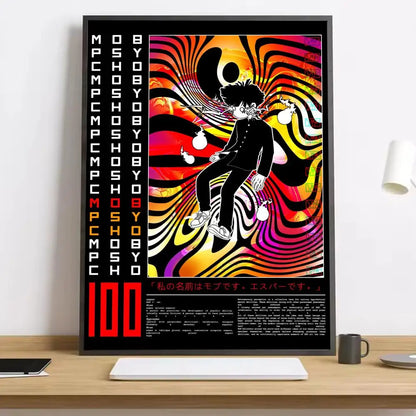 Mob Psycho 100 Reigen Canvas Poster