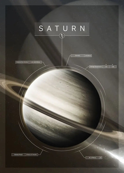 Solar System Planet Poster