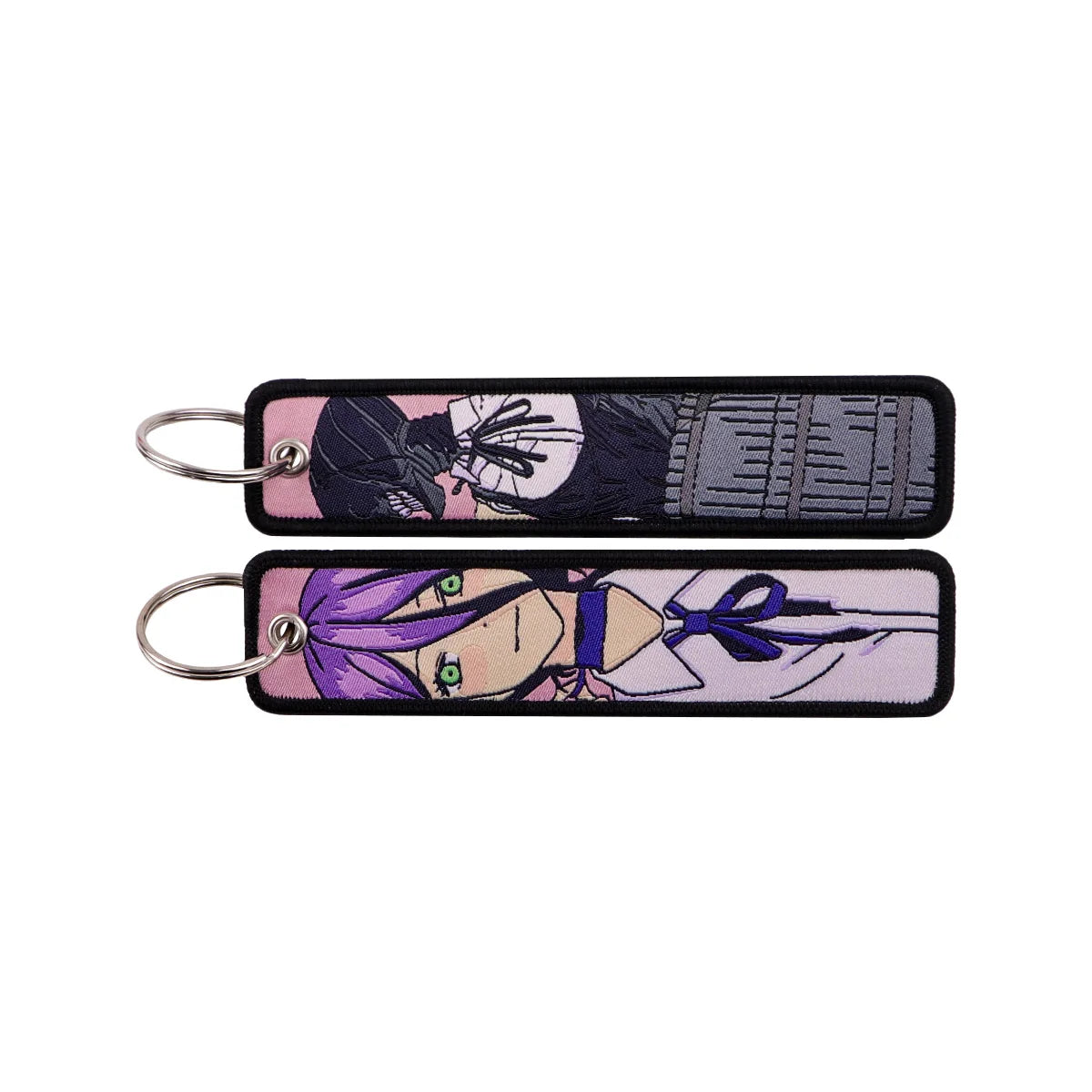 Anime Character Embroidery Keychain