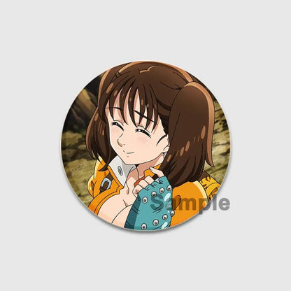 The Seven Deadly Sins Badge Brooch