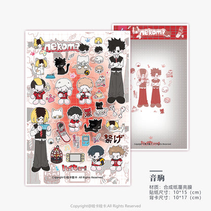 Wakawaka Cute Character Stickers